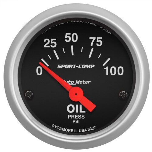 Autometer 3327 Gauge Oil Pressure