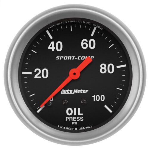 Autometer 3421 Gauge Oil Pressure