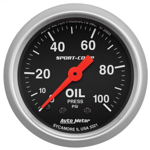Autometer 3321 Gauge Oil Pressure