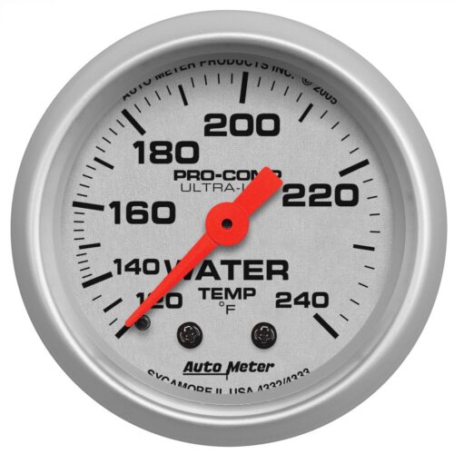 Autometer 4332 Gauge Water Temperature