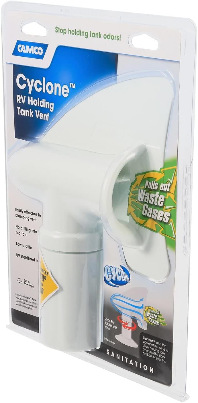 Camco | Cyclone RV Plumbing Vent | 40595 | White - Image 5