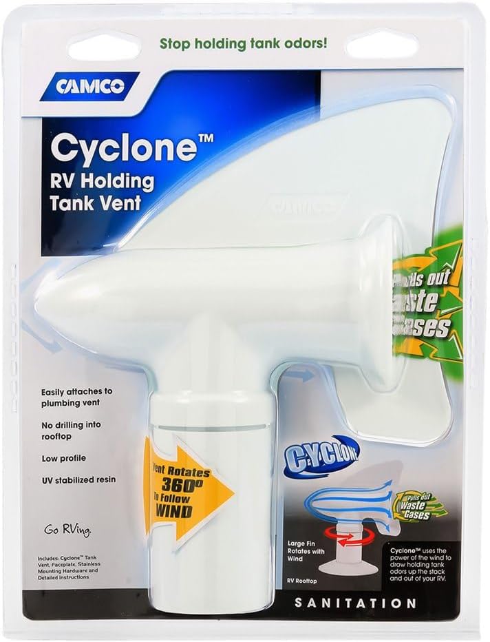 Camco | Cyclone RV Plumbing Vent | 40595 | White - Image 6