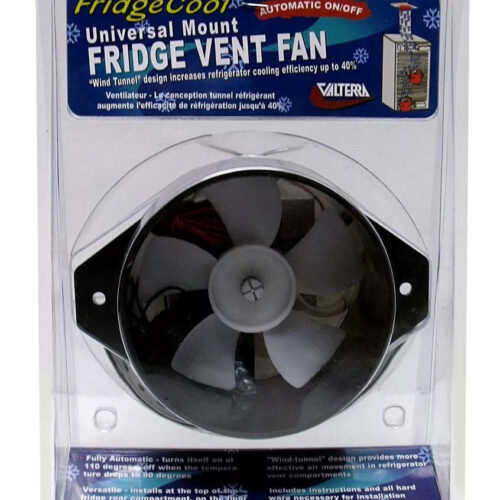 Valterra | Universal Mount RV Refrigerator Vent Fan | A10-2618VP | 12 volt