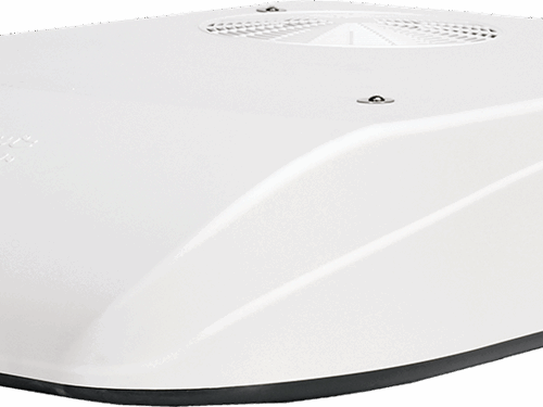 Coleman | Mach 8 Plus Roughneck RV Air Conditioner | 47224-0765 | 37224-0765 | 15,000 BTU | Condensate Pump | White