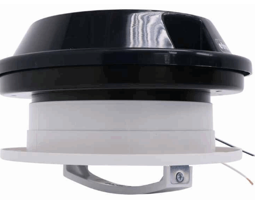 Ventline | Van Air Powered Fan | VP-543 | 6" | 12v DC | Polar White Interior | Smoke Dome