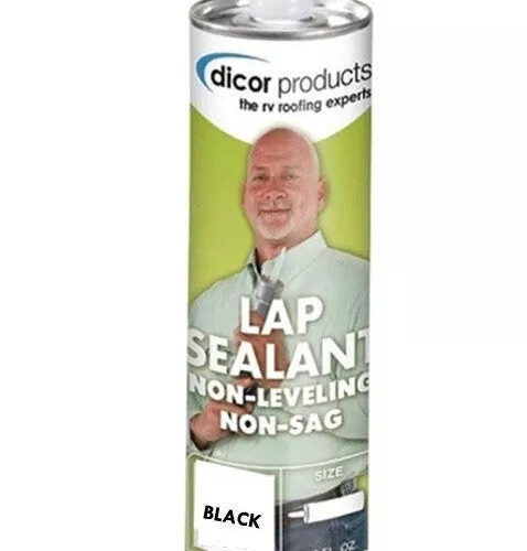 Dicor | Non-Sag RV Lap Sealant | 551LSB-1 | Black