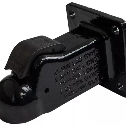 Demco | Cast Plate-Mount 2-5/16" Coupler | 15923-81 | 21,000 lb Capacity | Black