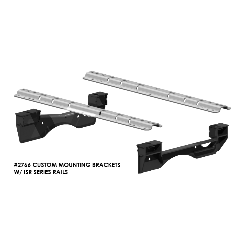 PullRite | ISR Series Custom Mounting Kit | 2766 | 2017 Ford F250, F350 | Aluminum Bed - Image 2