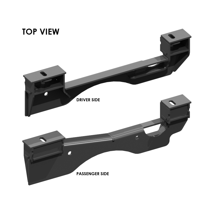 PullRite | ISR Series Custom Mounting Kit | 2766 | 2017 Ford F250, F350 | Aluminum Bed - Image 3