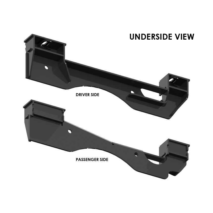 PullRite | ISR Series Custom Mounting Kit | 2766 | 2017 Ford F250, F350 | Aluminum Bed - Image 4