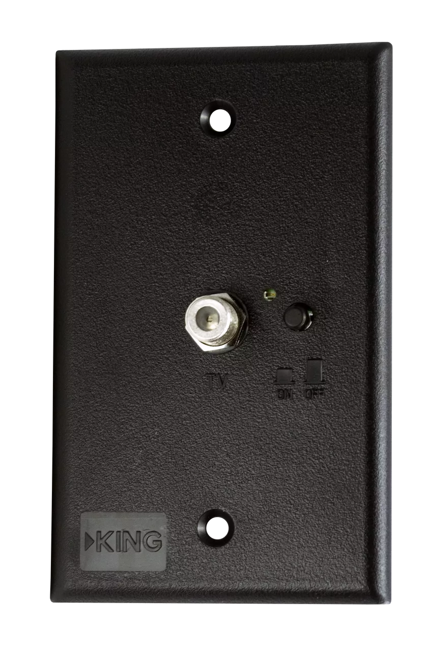 KING | Jack Power Injector Switch Plate | PB1001 | Black