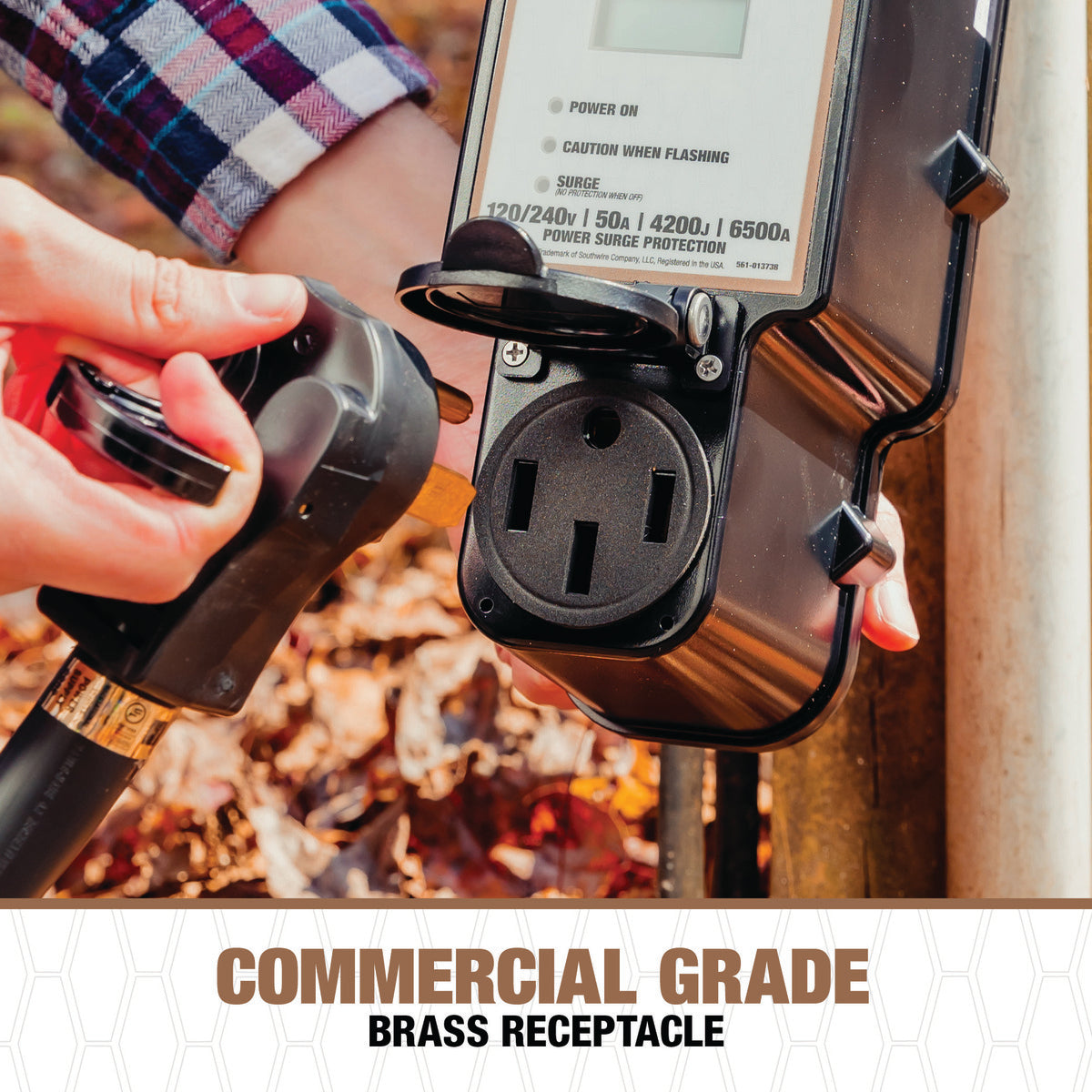 Southwire | 50 Amp Surge Protector | 34951 | Bluetooth | Compatible with Wireless LCD Display - Image 11