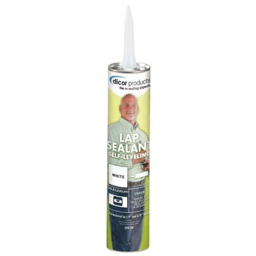 Dicor | Self Leveling RV Lap Sealant | 501LSW-1 | White
