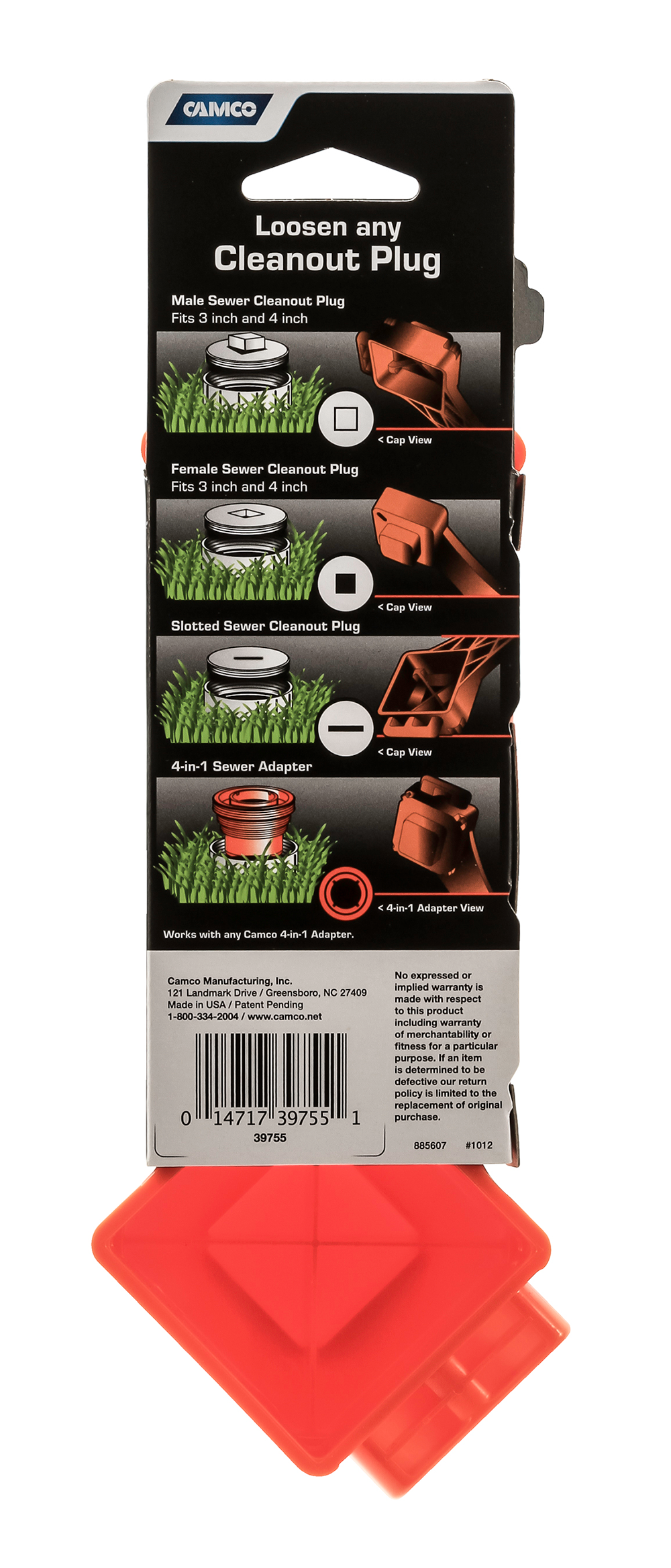 Camco | RhinoFLEX 6-in-1 Sewer Wrench | 39755 - Image 8
