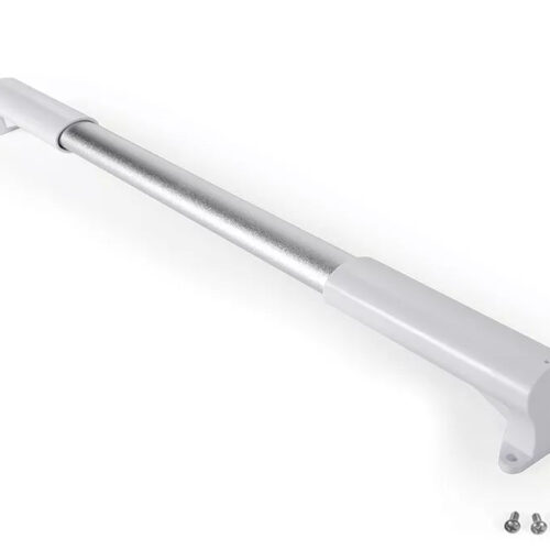 Camco | RV Screen Door Cross Bar | 42186 | White Handles