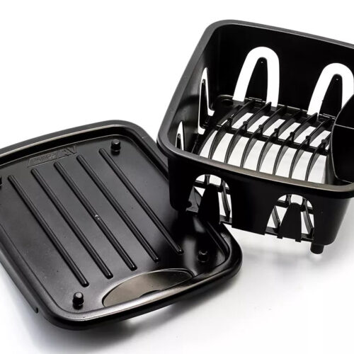 Camco | RV Sink Kit Mini Dish Drainer | 43512 | Black