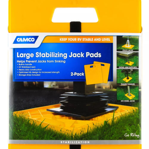 Camco | Large Stabilizer Jack Pad | 44541 | 2 Pack