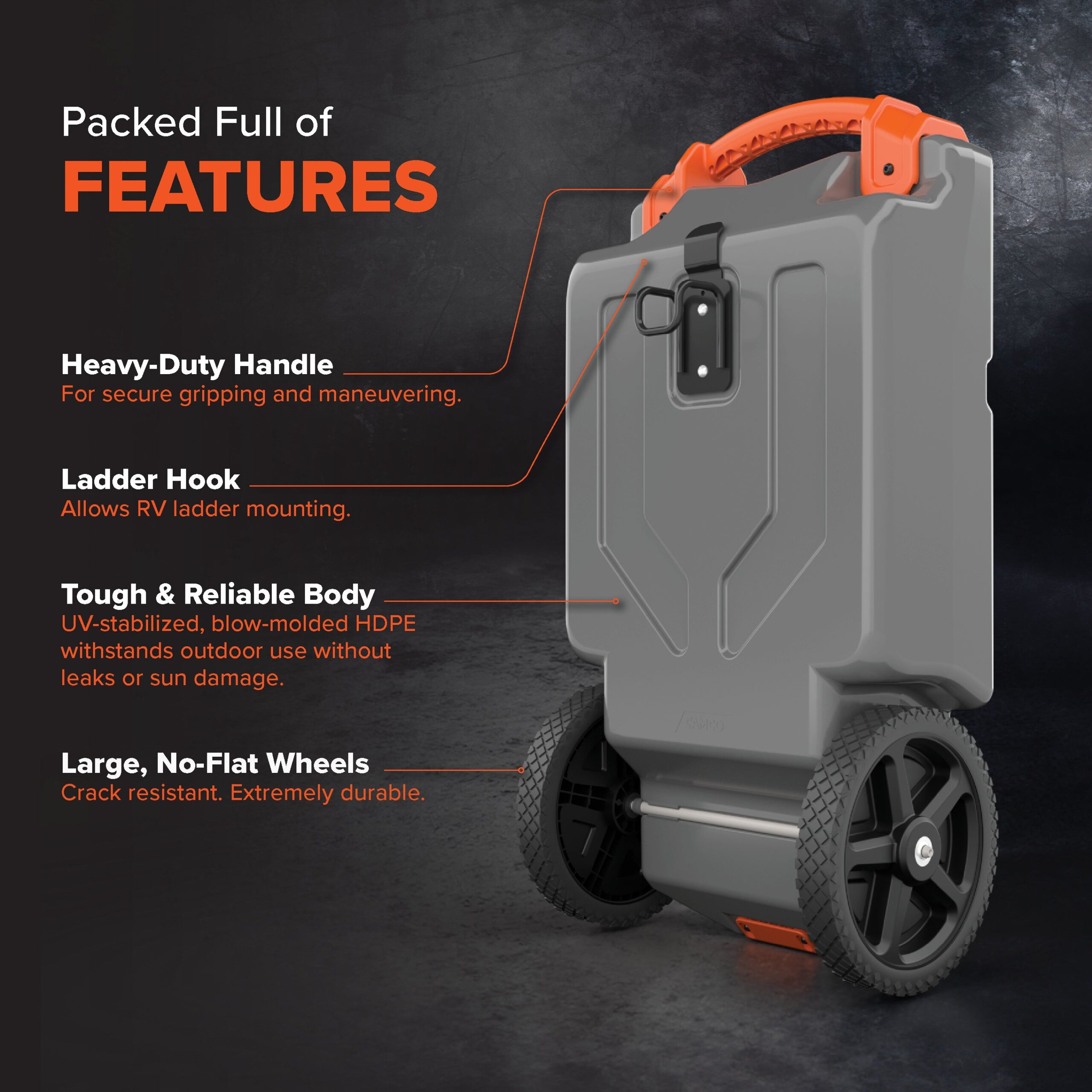 Camco | Rhino Portable Holding Tank | 39006 | 36 Gallon - Image 9