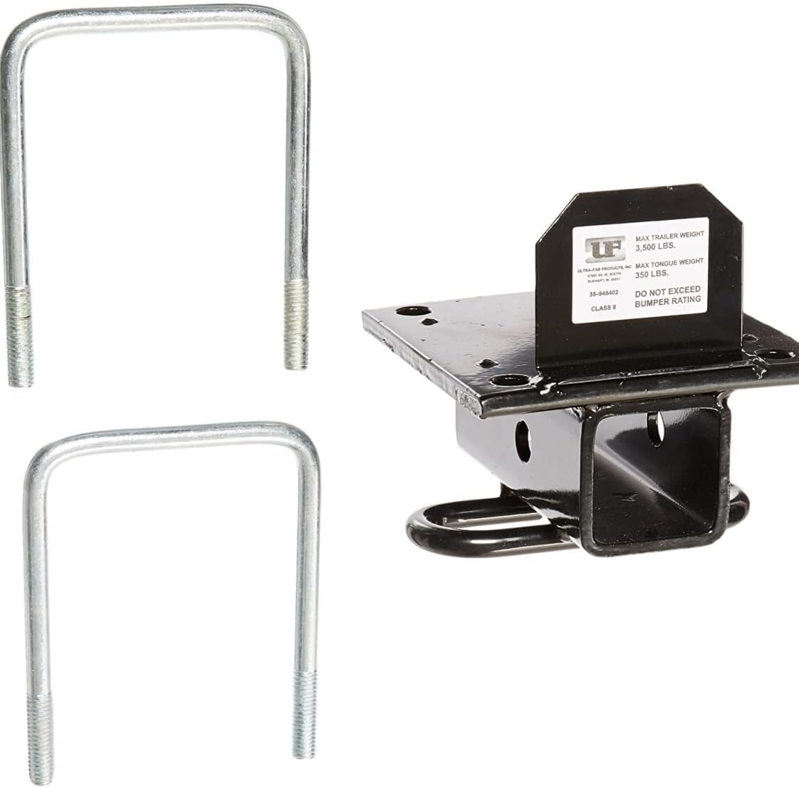Ultra-Fab | Universal Bumper Hitch for 4" Square Bumper | 35-946402 - Image 3