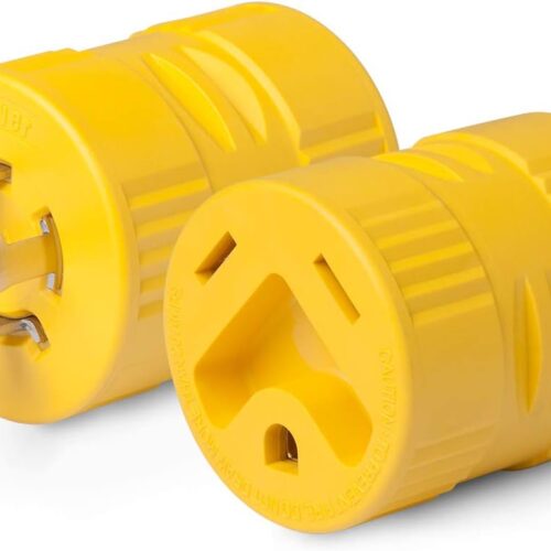 Marinco | RV Generator Adapter | Locking | 128A | 20 Amp | 4 Prong