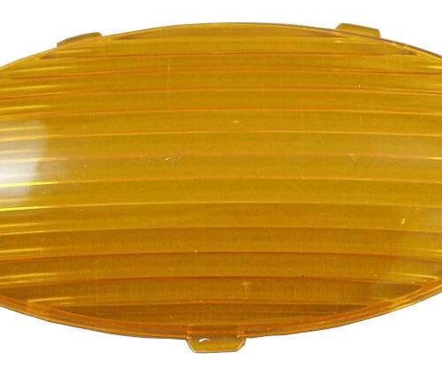 LaSalle Bristol | Replacement Porch Light Lens | GSAM4047 | Oval | Amber Lens