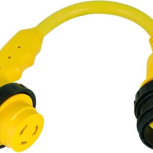 Marinco | Right Angle Adapter | 1RPCRV | 30 Amp | 125V | Male Plug