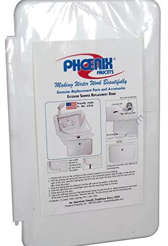 Valterra | Exterior Shower Door | PF267001 | White