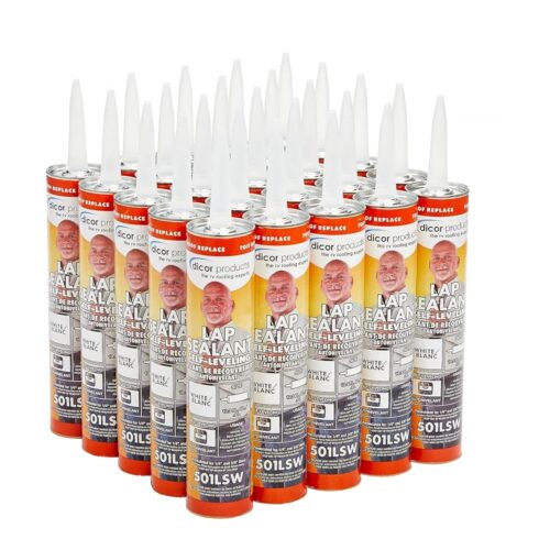 Dicor | Case of 25 Tube Self Leveling RV Lap Sealant | 501LSW-25 | White