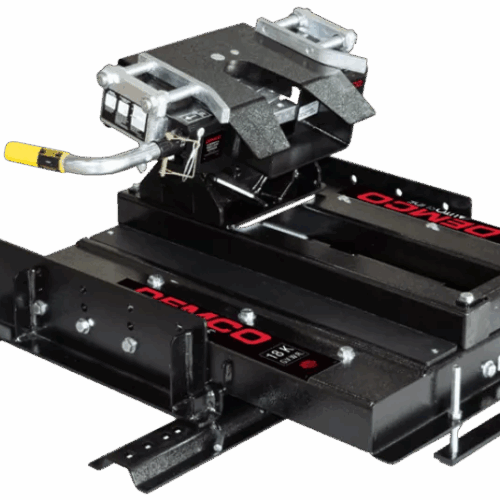 Demco | 18K 5th Wheel Hitch with Rails | Above Bed Mount | 8550023