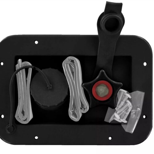 Valterra | Gravity/City Water Inlet Hatch | A01-2001BKVP | Metal | Black