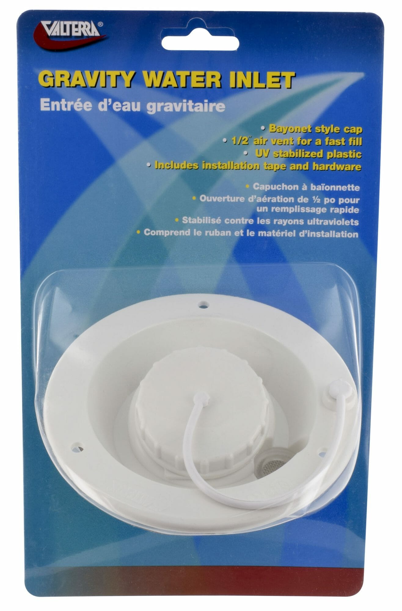 Valterra | Gravity Fill for RV Fresh Water Inlet | A01-2003VP | White - Image 6