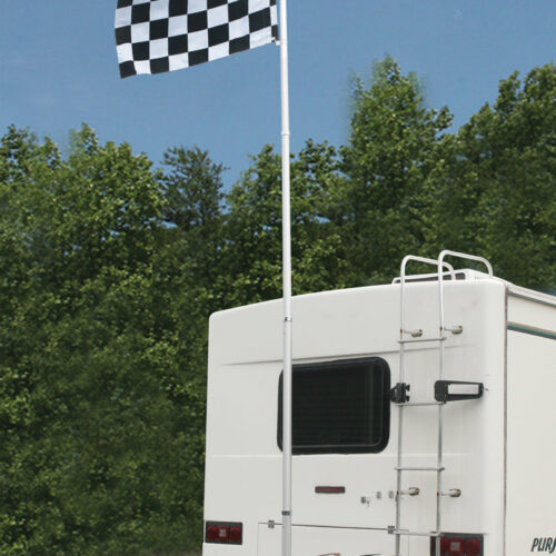 Camco | Hitch-Mount Flag Pole Holder | 51611