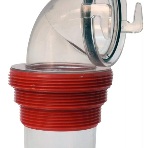 Valterra | 90 Degree EZ Coupler Bayonet for RV Sewer Hose | F02-3112CL | Clear