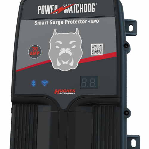 Hughes Autoformers | Power Watchdog 30 Amp Surge Protector | PWD30EPOH-W | Gen II | 30 AMP | Black