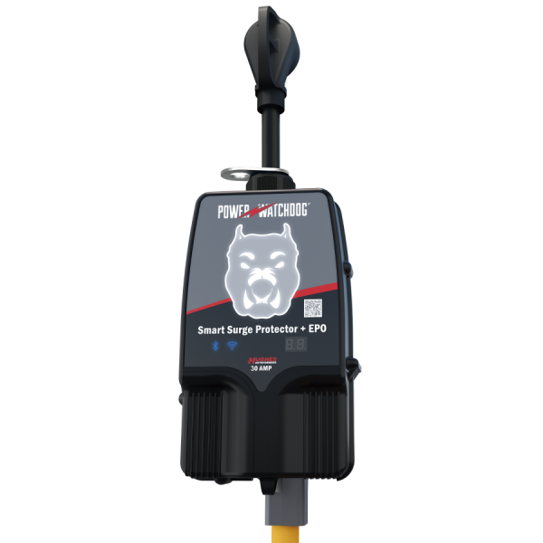 Hughes | 30 Amp Bluetooth Surge Protector | PWD30-EPOW | Auto Shutoff | Portable