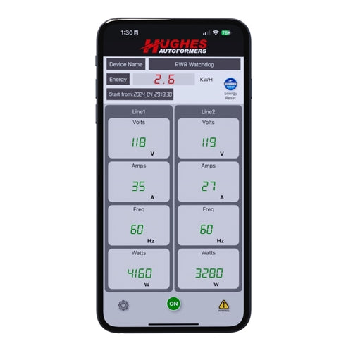 Hughes | Gen II - 50 Amp WiFi & Bluetooth Surge Protector | PWD50-EPOW | Auto Shutoff | Portable - Image 5