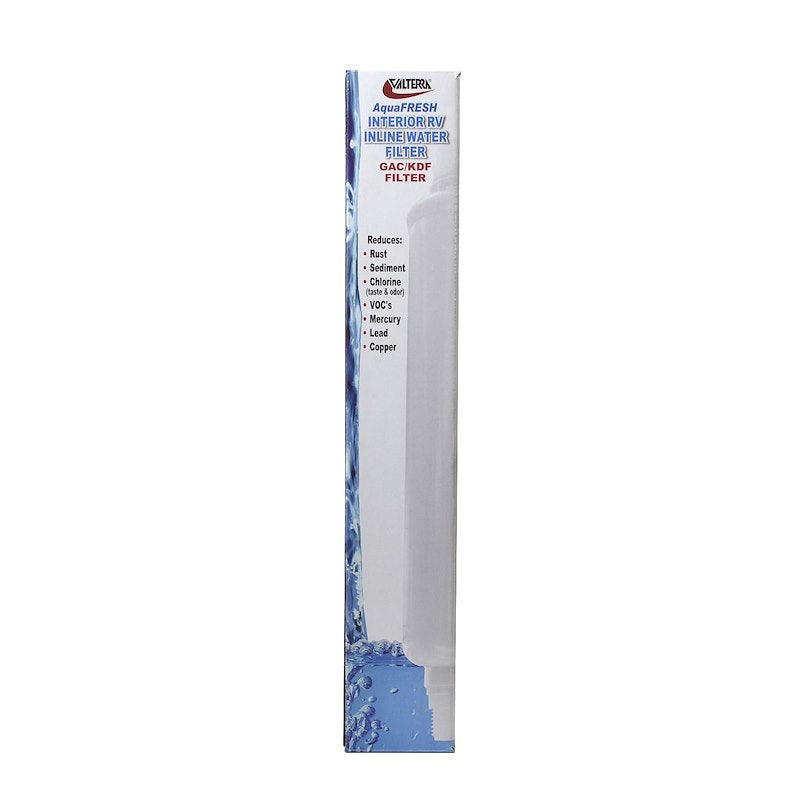 Valterra | AquaFresh Interior Inline Replacement Water Filter with 1/2" Fittings | A01-1133 - Image 2