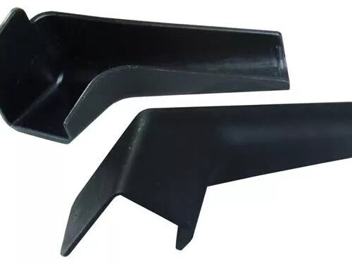 JR Products | RV Rain Gutter Spout | 655-BK-A | Black