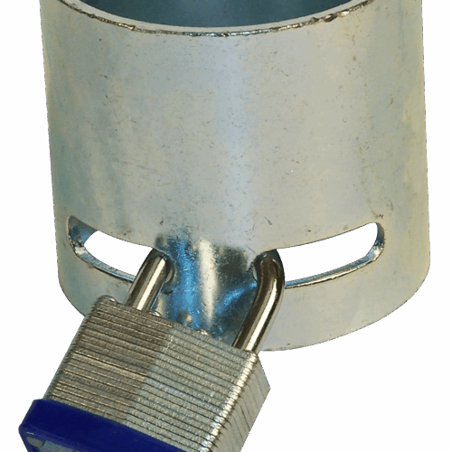 Ultra-Fab | 5th Wheel King Pin Locking Cup | 48-979008 | with Pad Lock