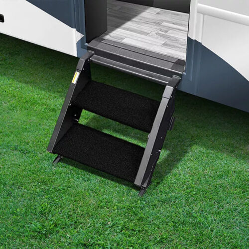 Prestofit | Step Rugs 19.5" | 2 Piece Set | 2-0506 | Obsidian Black | Fits STP-202
