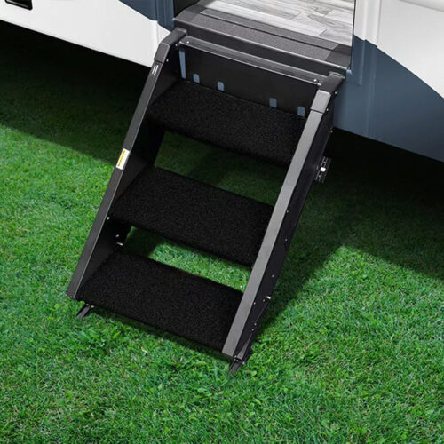 Prestofit | Step Rugs 19.5" | 3 Piece Set | 2-0518 | Obsidian Black | Fits MORryde 2nd Generation StepAbove 3 Step