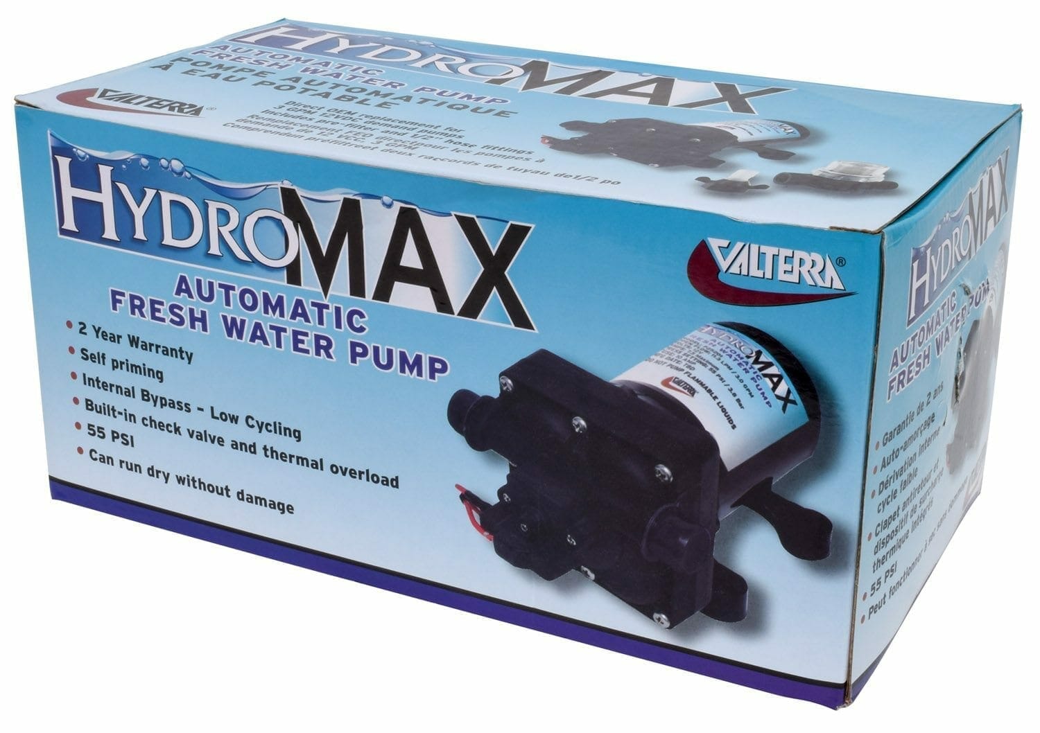 Valterra | Hydromax 12V RV Fresh Water Pump | P25201 | 12V | 3.0 GPM - Image 4