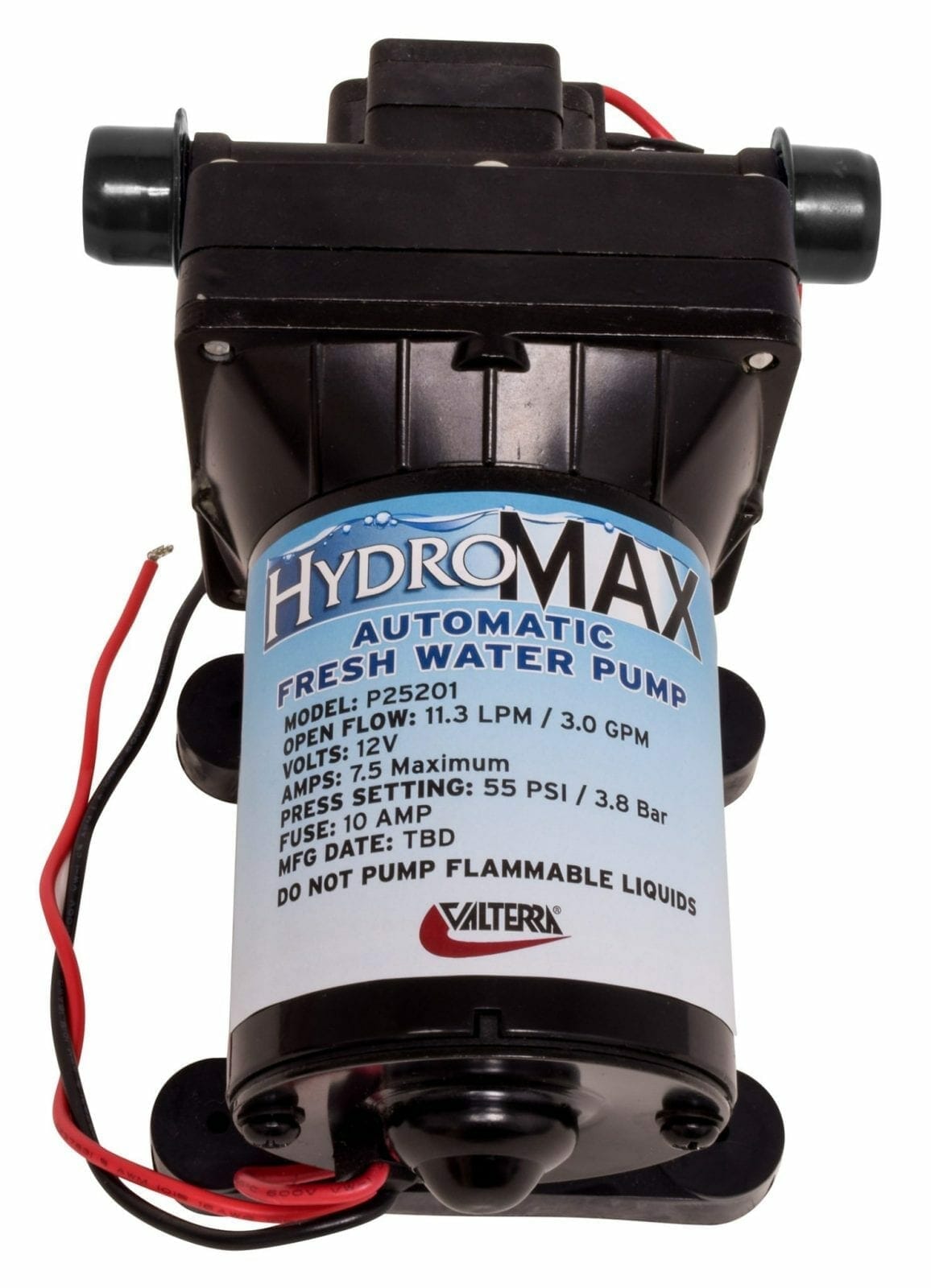 Valterra | Hydromax 12V RV Fresh Water Pump | P25201 | 12V | 3.0 GPM - Image 3