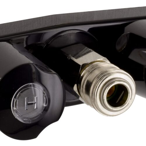 Valterra | Replacement RV Shower Valve For D&W Spray Away | PF213790 | Black | 3 3/8" With Quick Connect