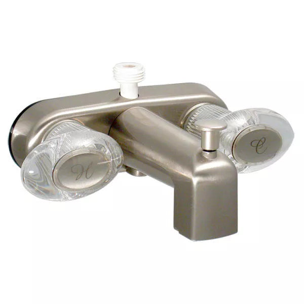 Valterra | Catalina 4" RV Faucet Tub Diverter | PF223461 | Nickel