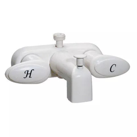 Valterra | Catalina 4" RV Faucet Tub Diverter | PF223261 | Biscuit