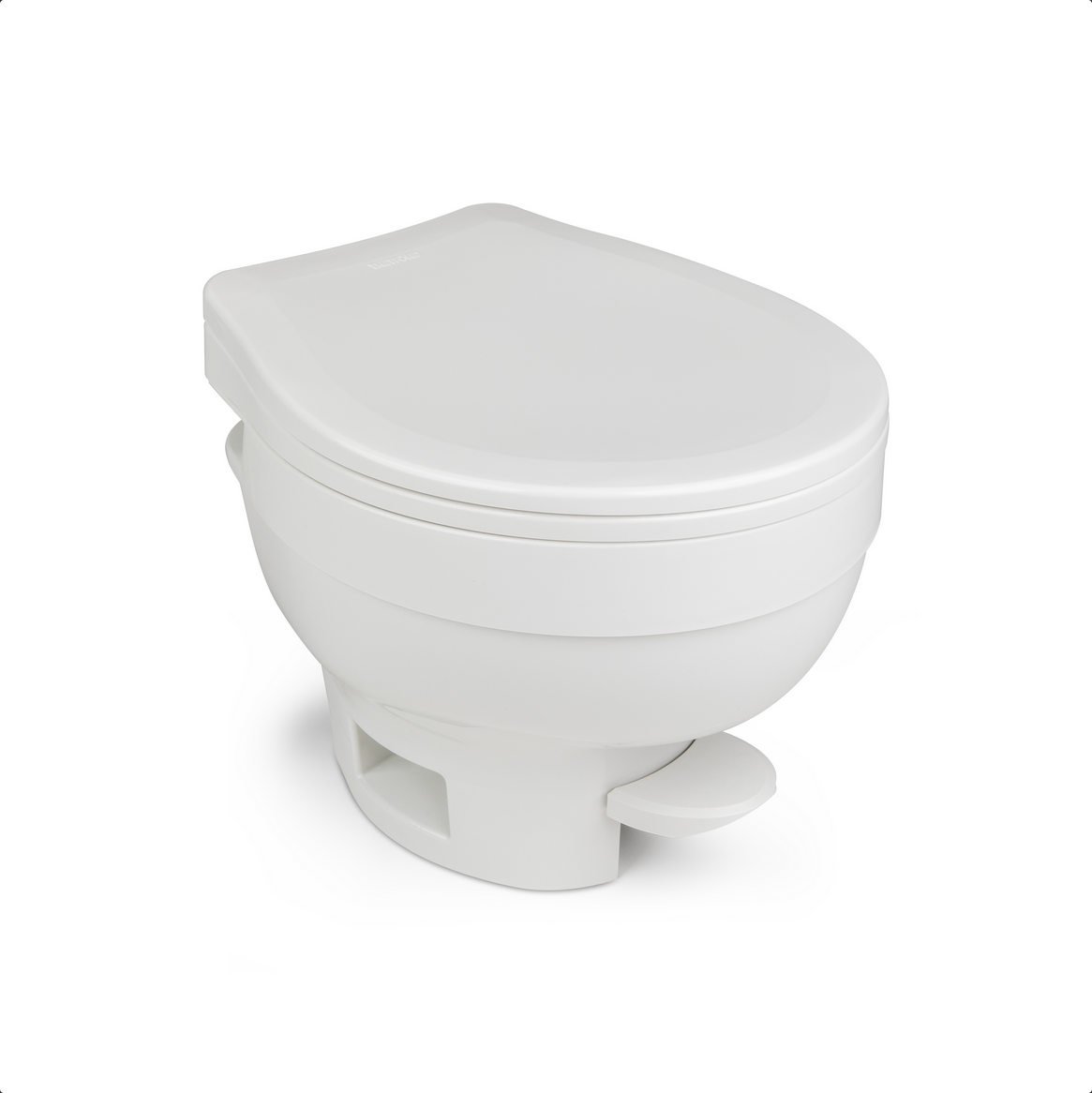 Thetford | Aqua-Magic VI Low RV Toilet with Foot Flush | 31833 | White - Image 3
