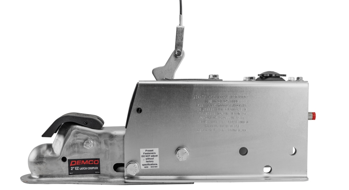 Demco | DA70 Hydraulic Brake Actuator | Drum Brakes | 2" Coupler | 8705001 | 7,000 lb Capacity | Zinc - Image 3