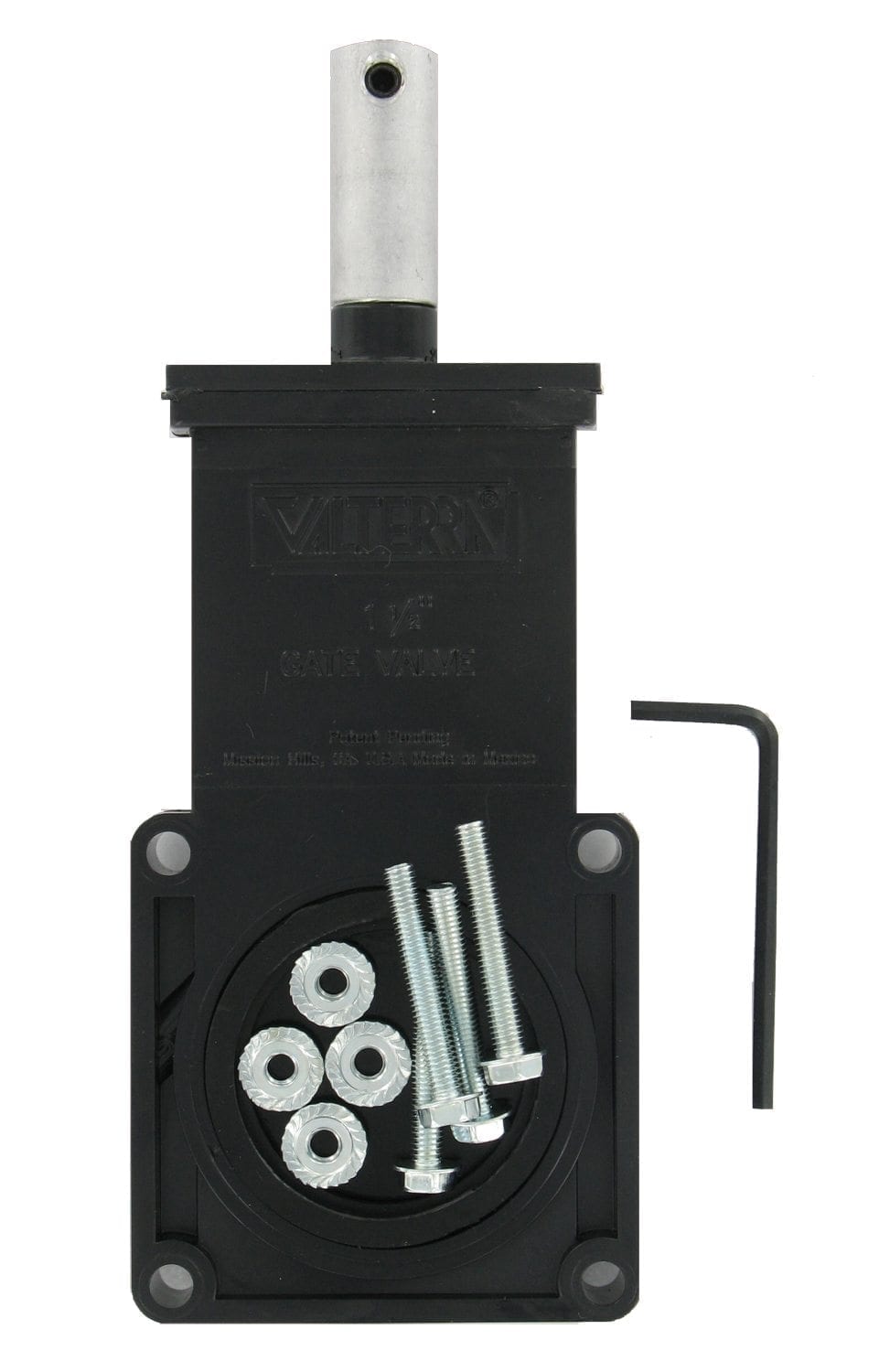 Valterra | RV Sewer Waste Valve Body | T1001PBC | 1-1/2" | With Coupler, Seals, Hardware
