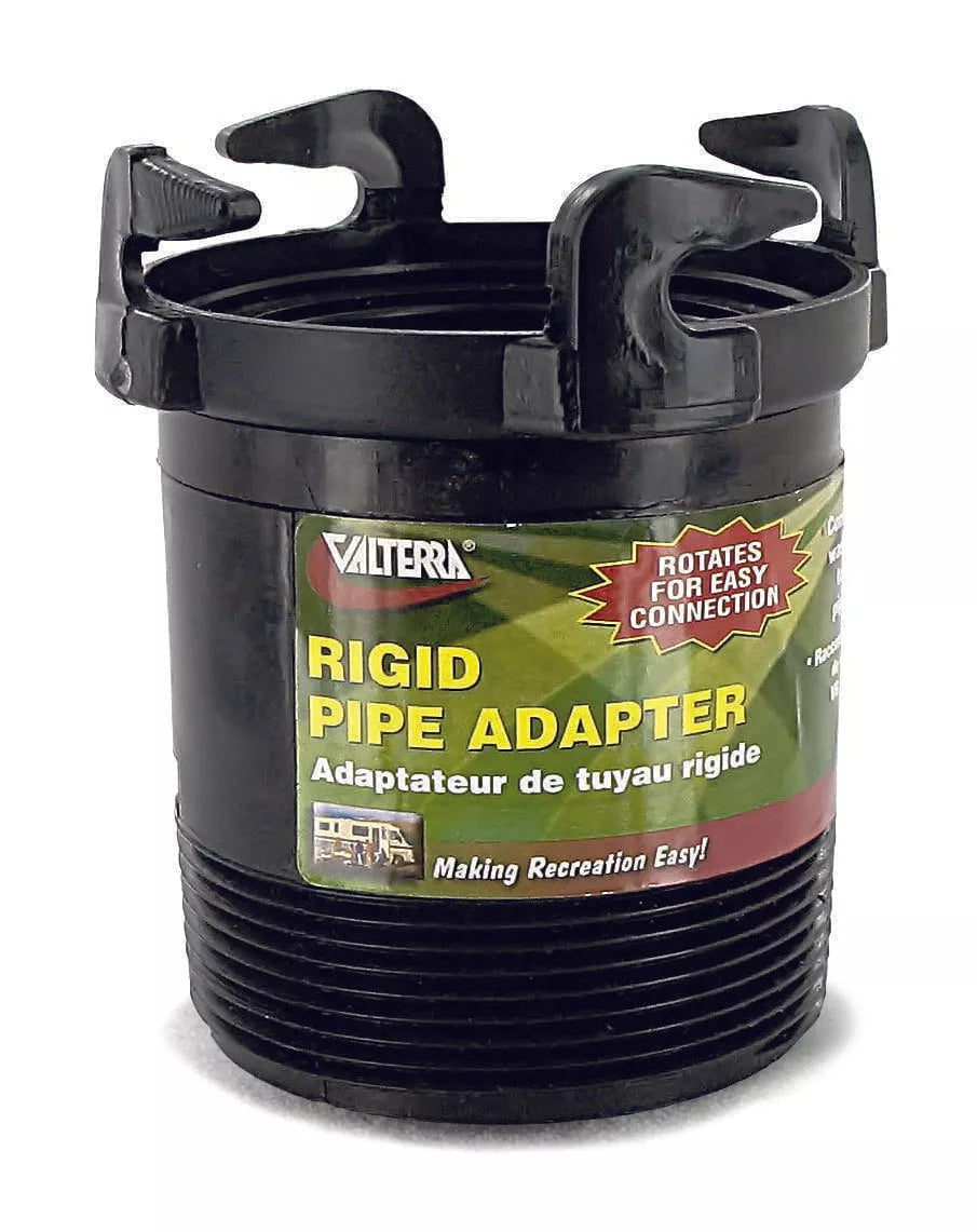 Valterra | Rotating Pipe Adapter | T1027 | 3″ Male Thread x Bayonet Hooks